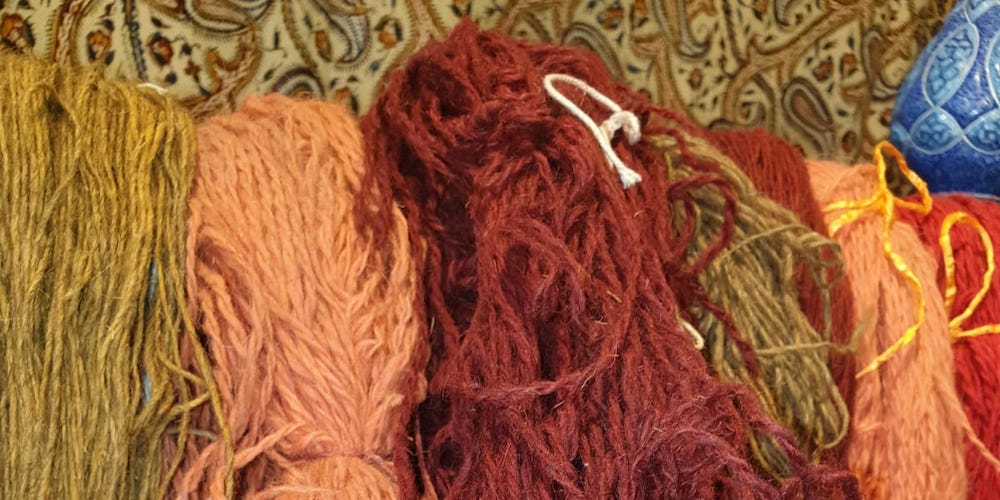 Laine restauration tapis